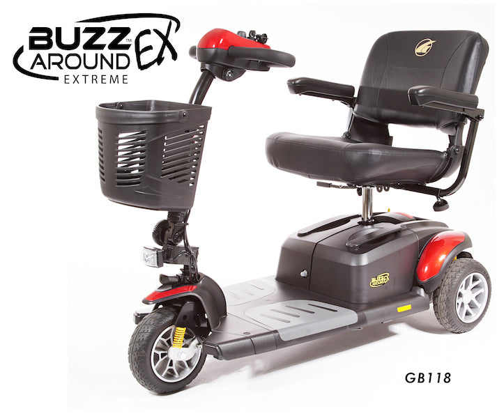 Golden Technologies 3 Wheel Mobility Scooter Golden Buzzaround XL EX